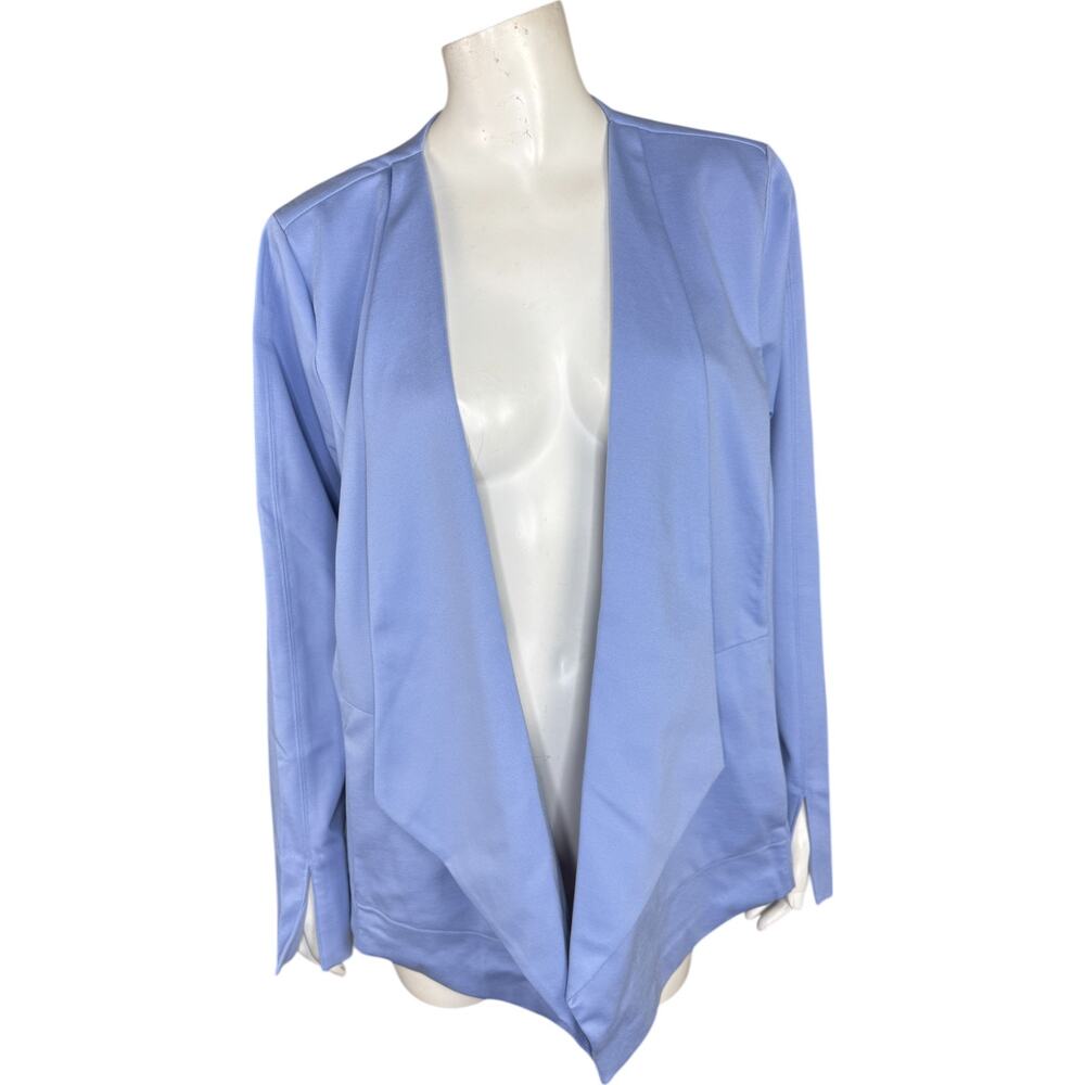 Isaac Mizrahi Live Elements Stretch Knit‎ Jacket Bluebell Women 2X NWOT